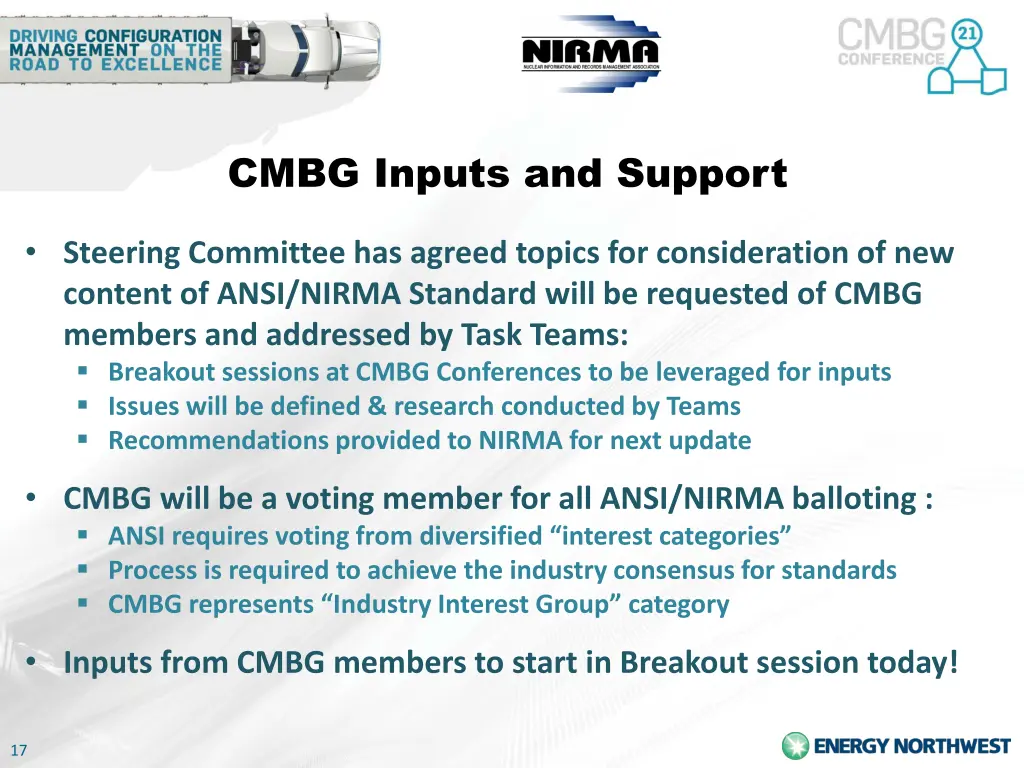 cmbg inputs and support