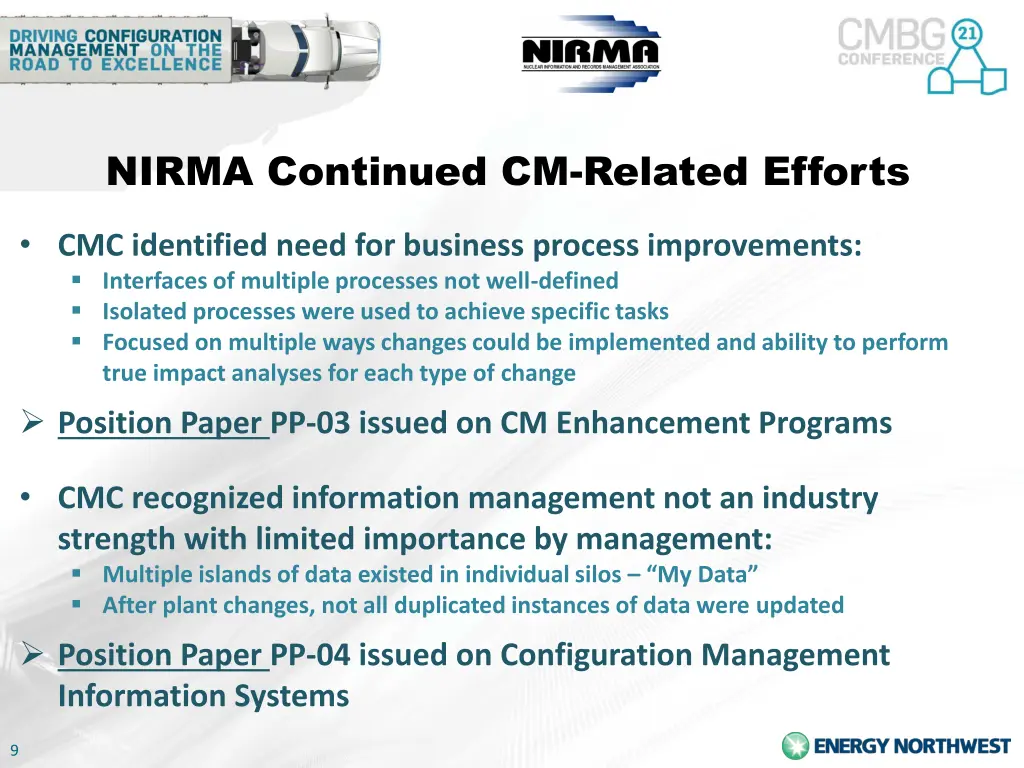 nirma continued cm related efforts
