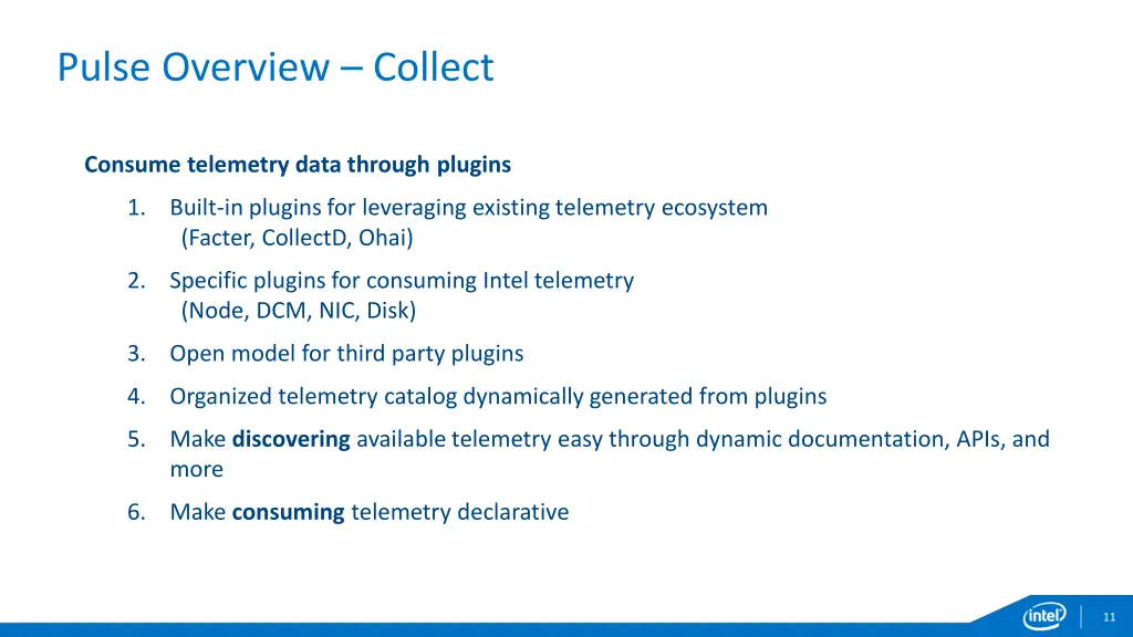 pulse overview collect