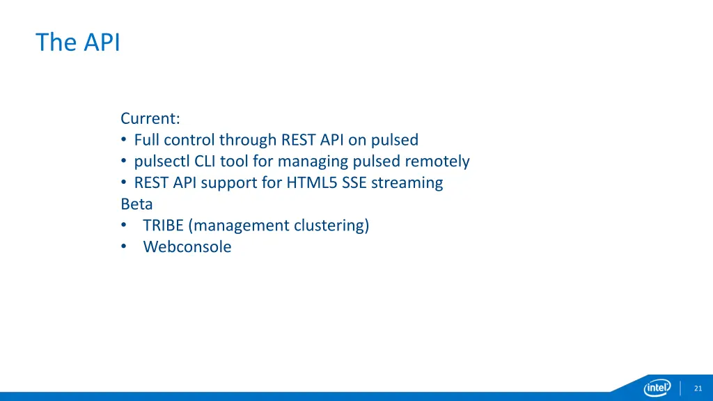 the api