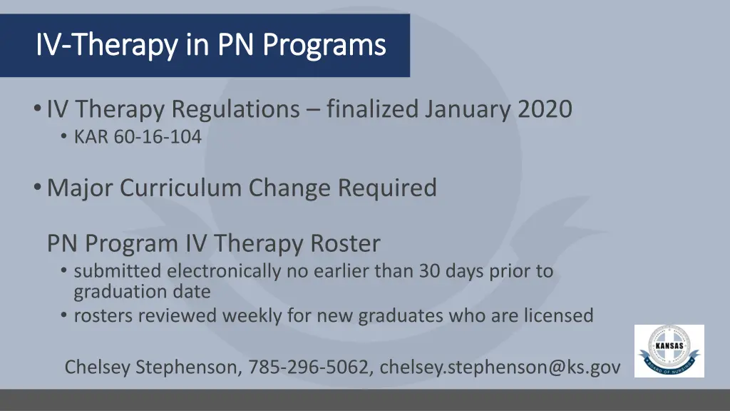 iv iv therapy in pn programs therapy