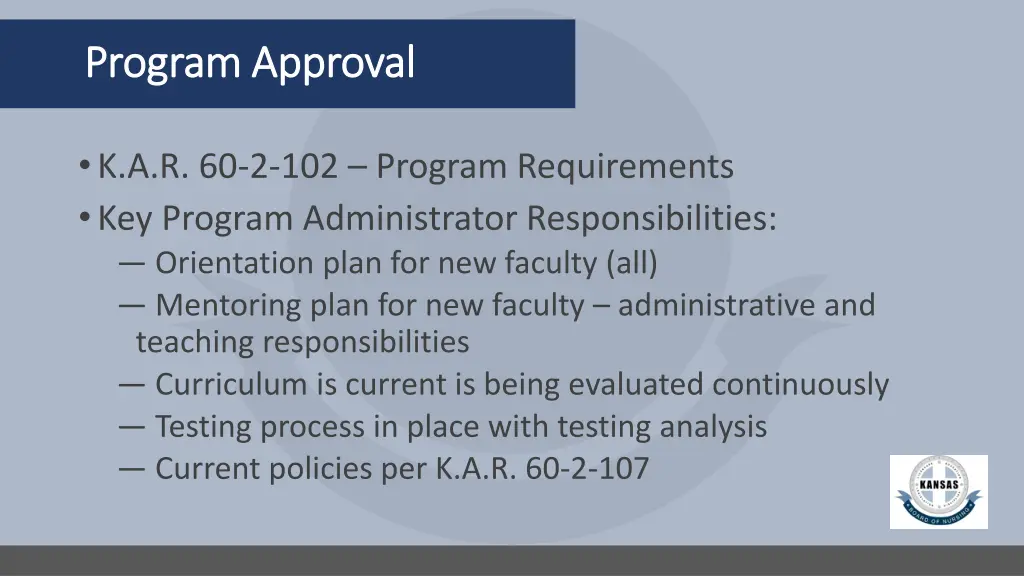 program approval program approval