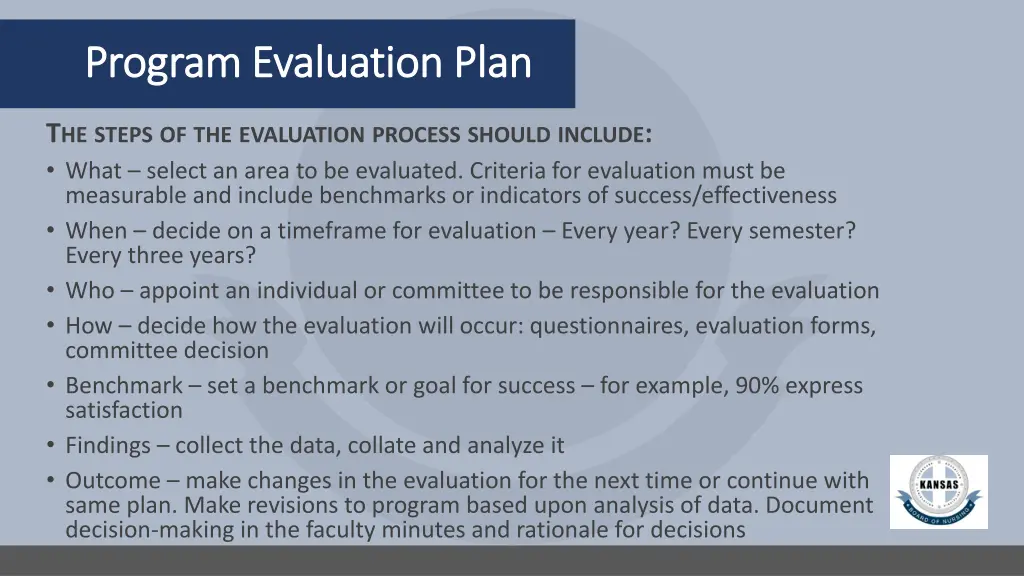 program evaluation plan program evaluation plan 1