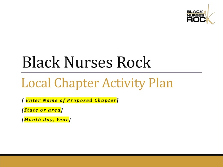 black nurses rock local chapter activity plan