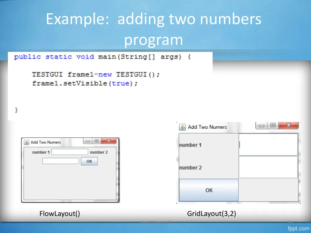 example adding two numbers program 1