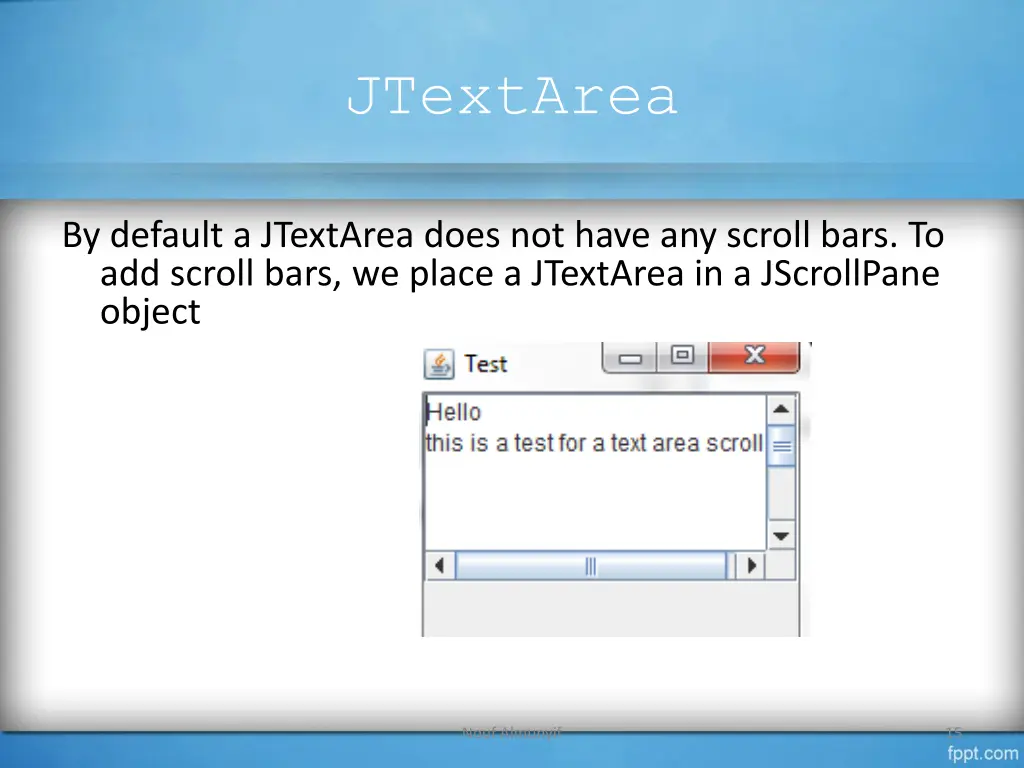 jtextarea 1