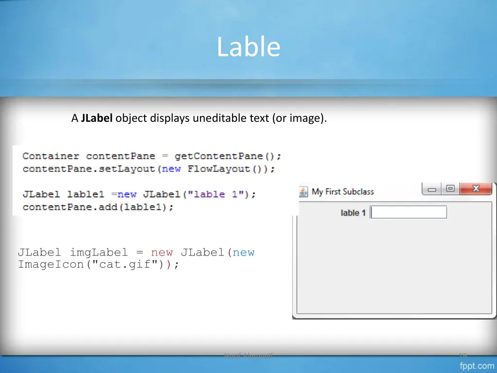 lable