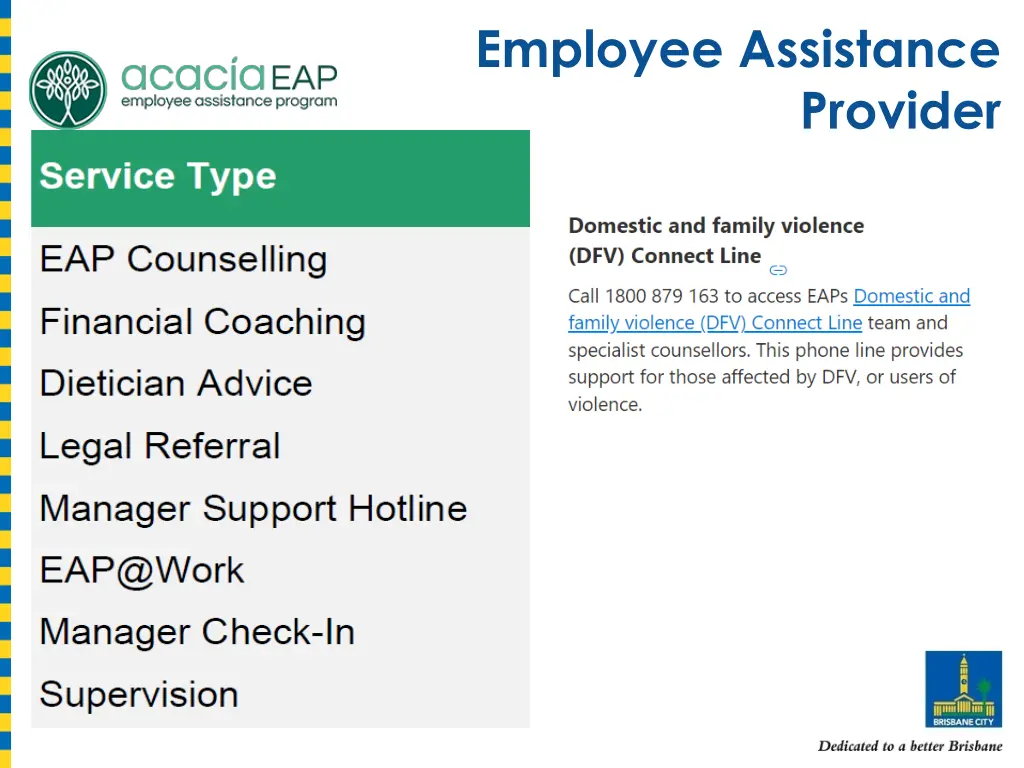 employee assistance
