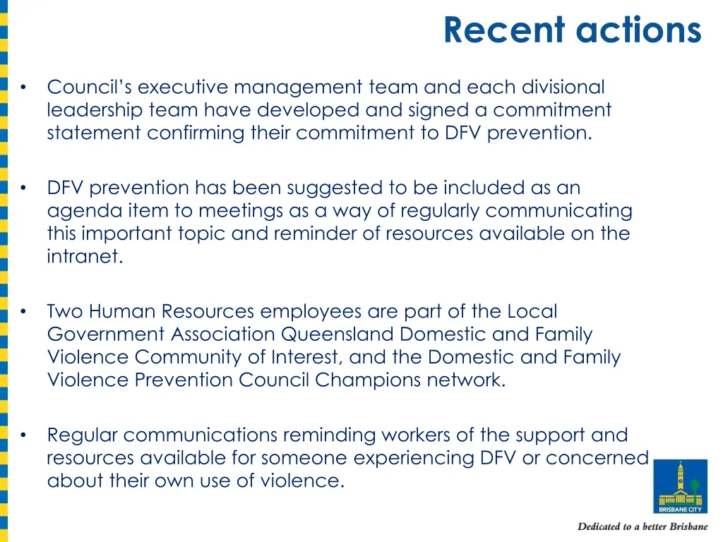 recent actions 1