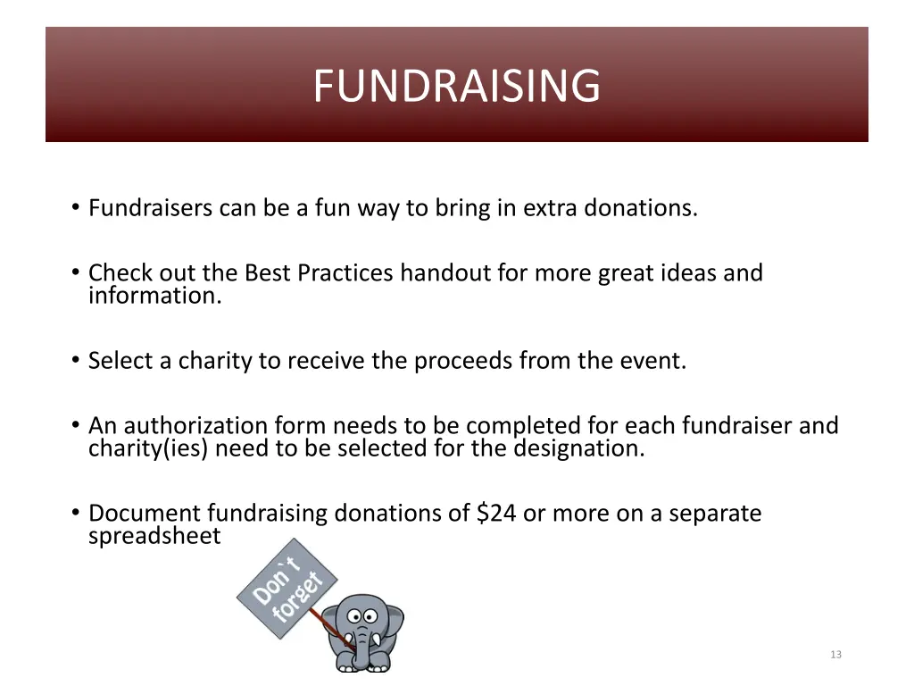 fundraising