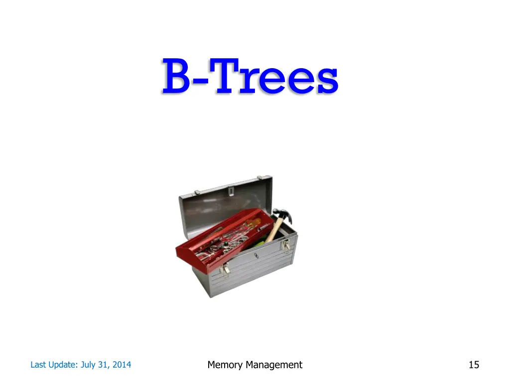 b trees