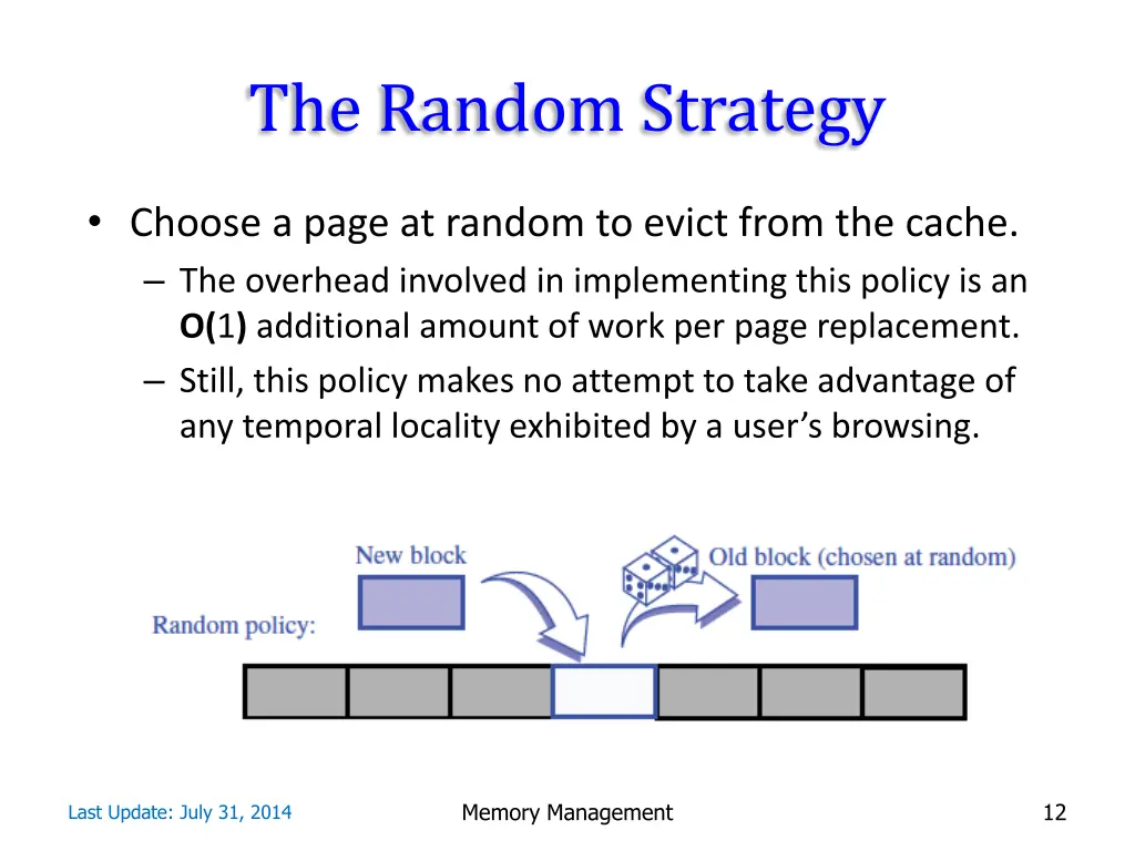the random strategy