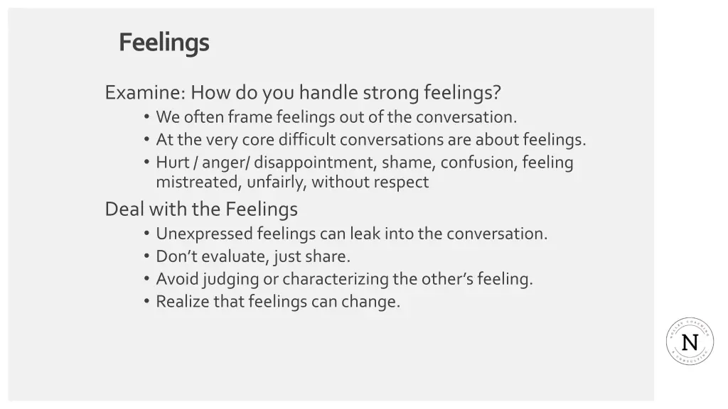 feelings