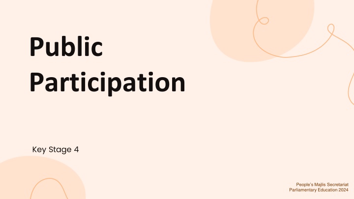 public participation