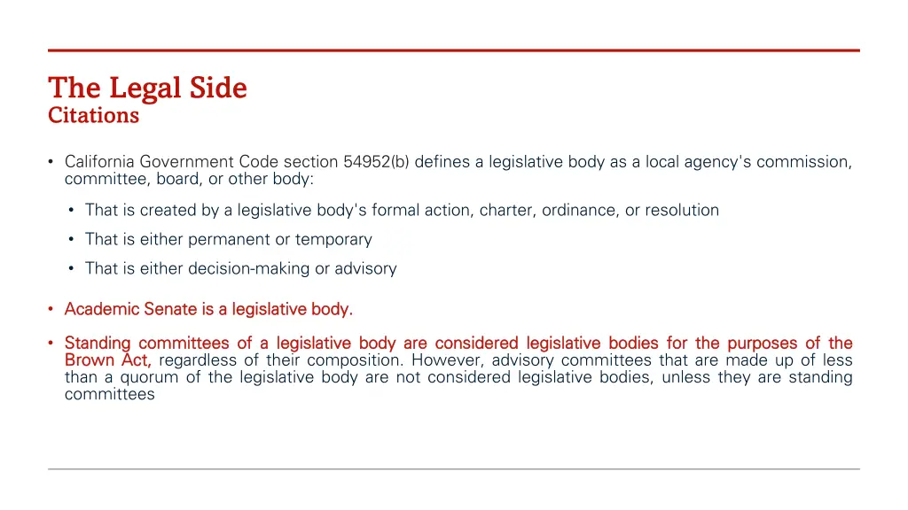 the legal side citations