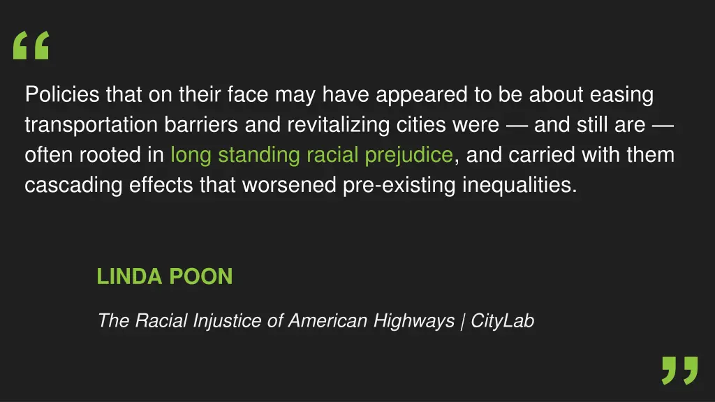 transportation barriers and revitalizing cities