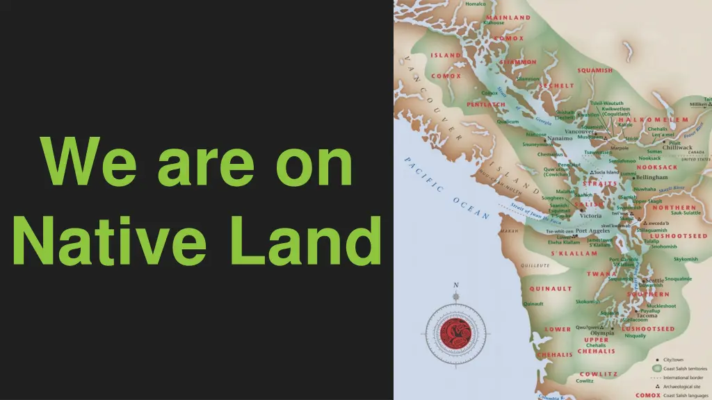 we are on native land