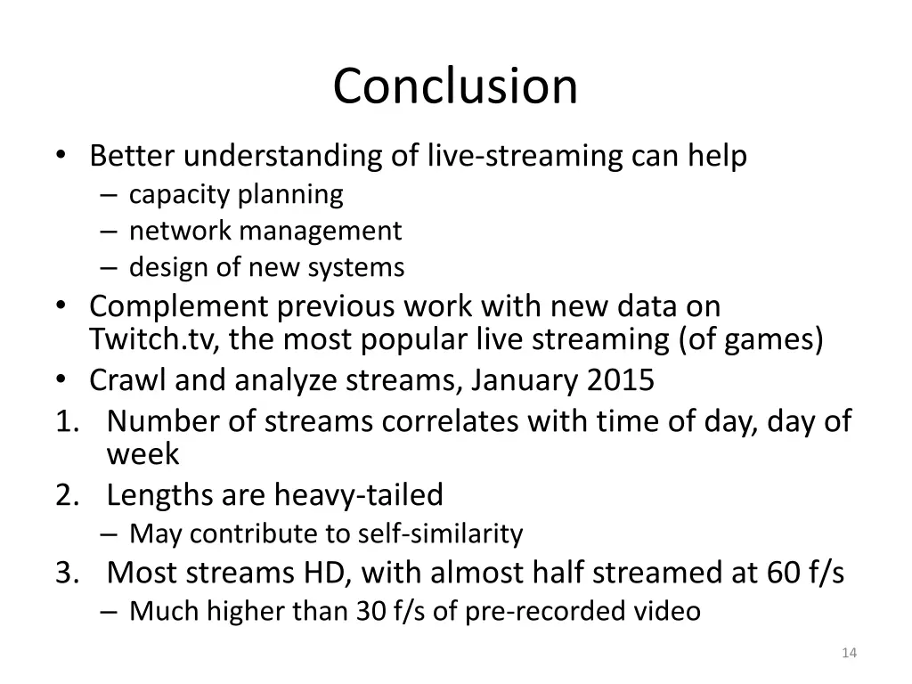 conclusion