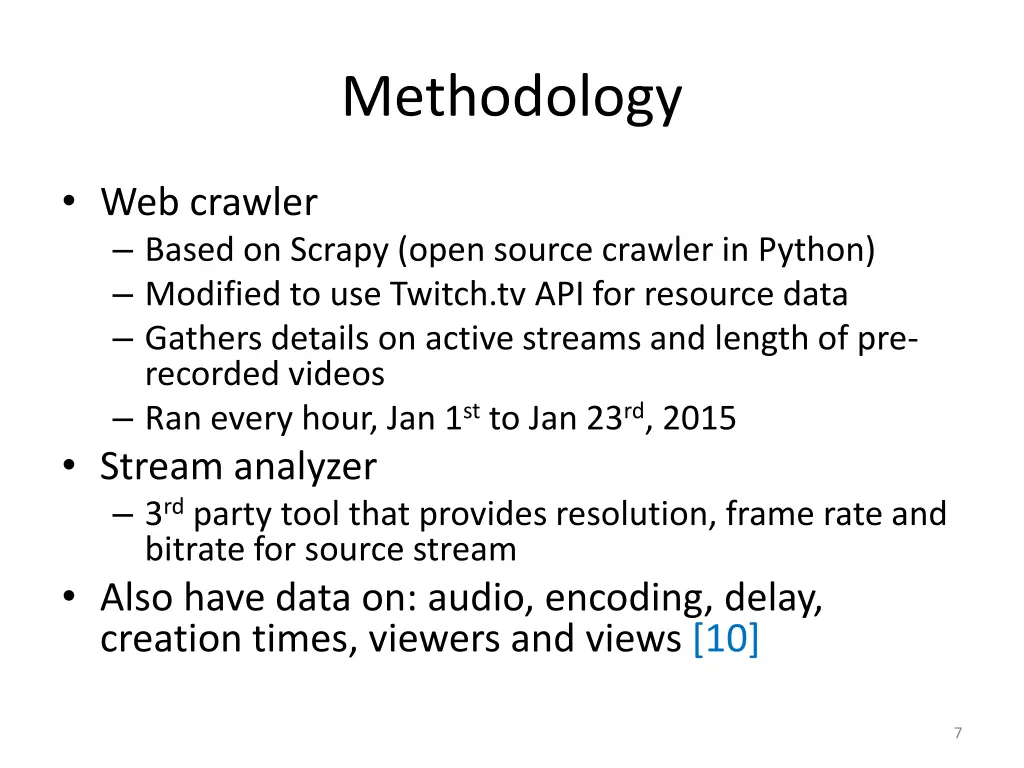 methodology
