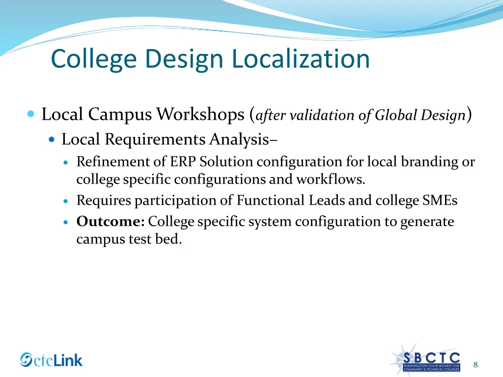college design localization