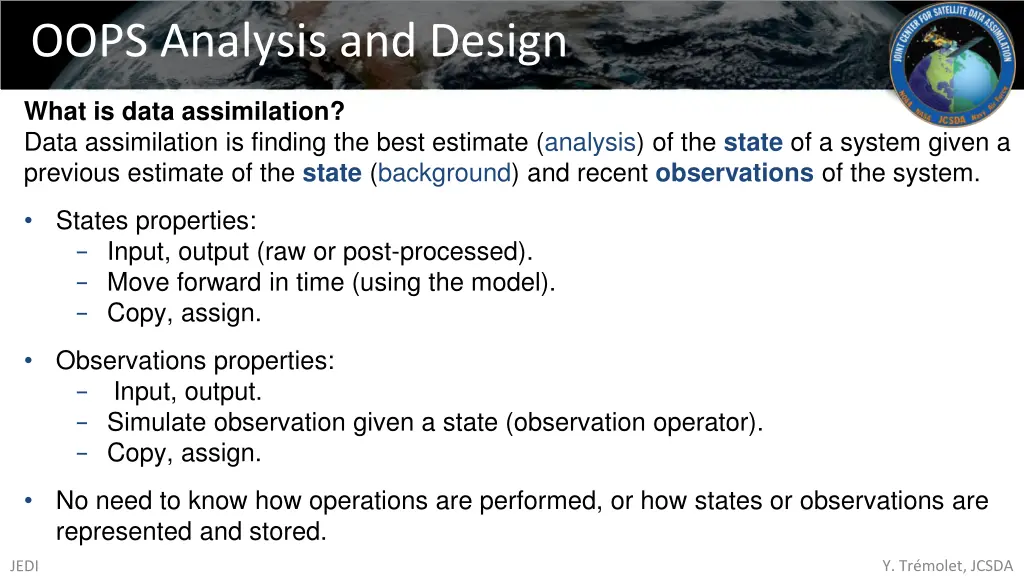 oops analysis and design