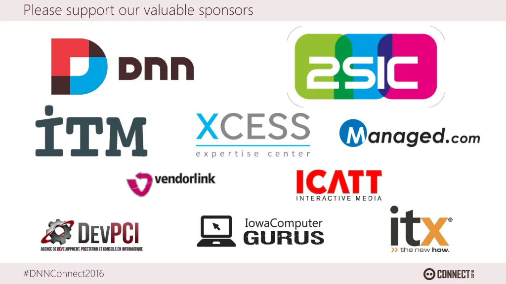 please support our valuable sponsors