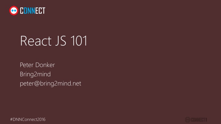 react js 101