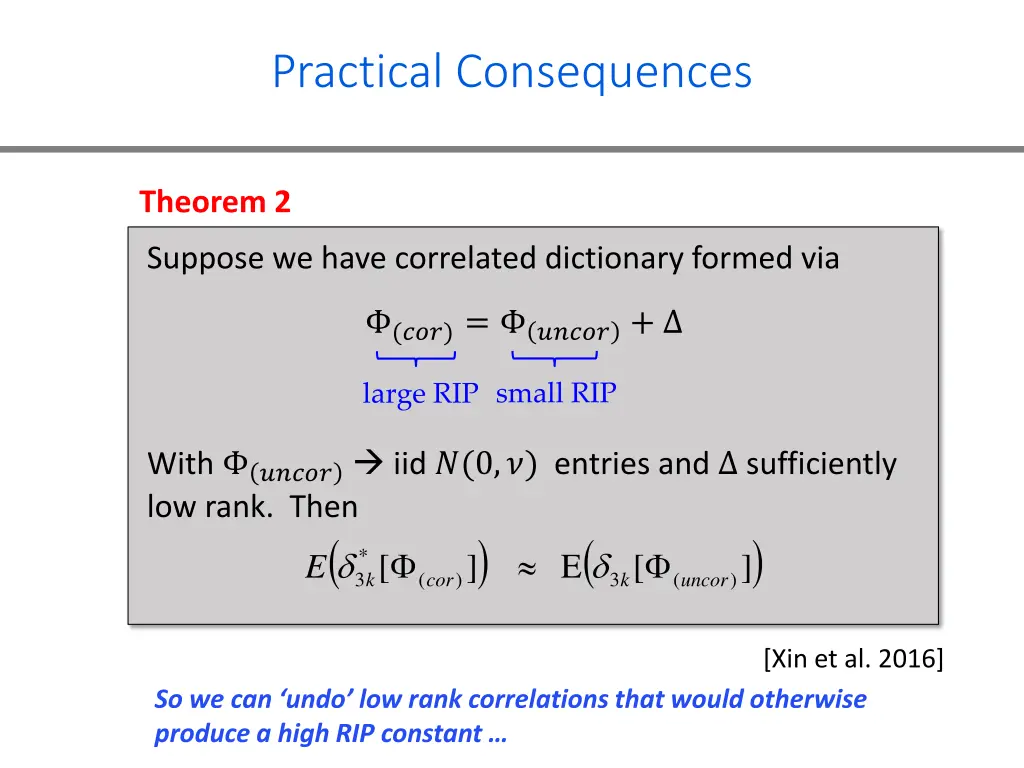 practical consequences