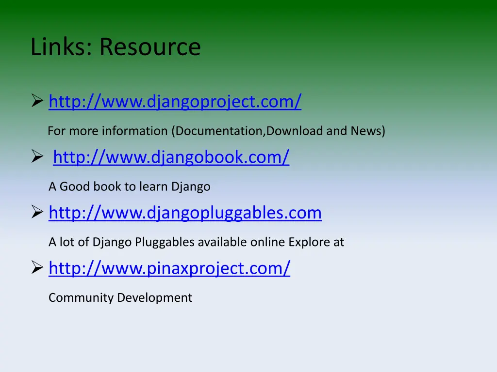 links resource
