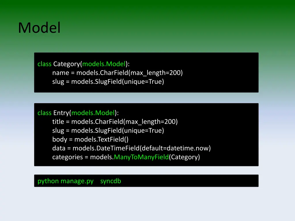 model 1