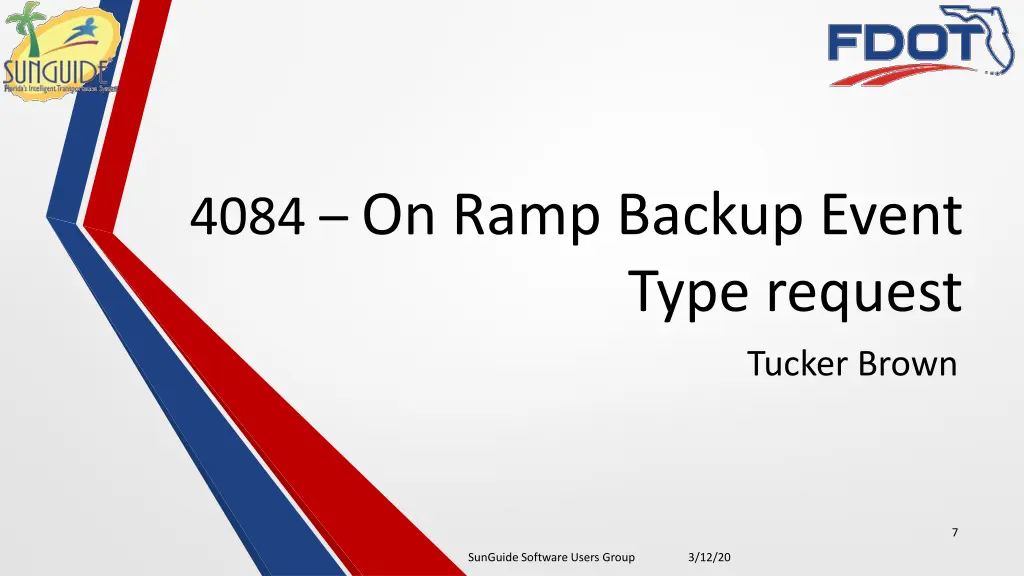 4084 on ramp backup event