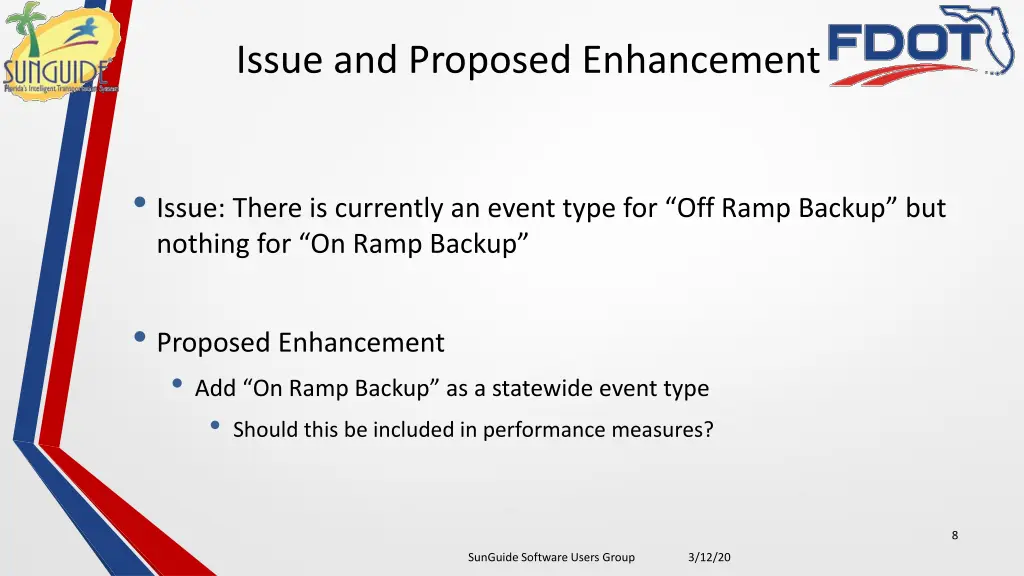 issue and proposed enhancement