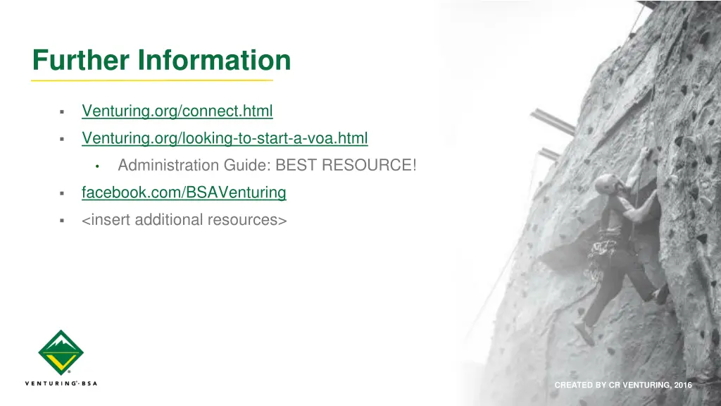 further information