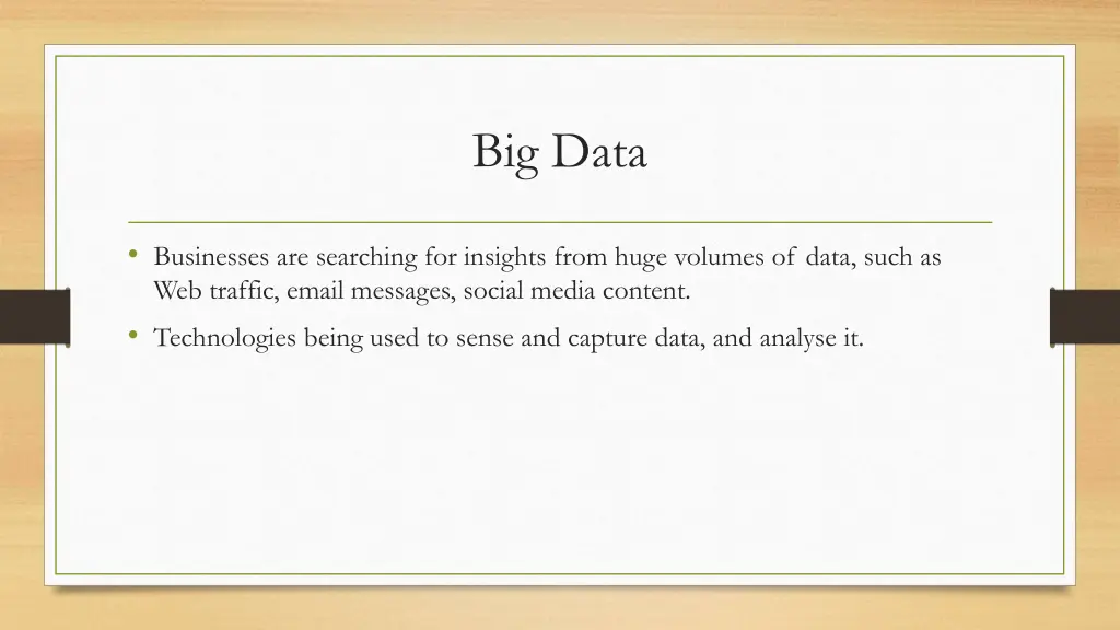 big data