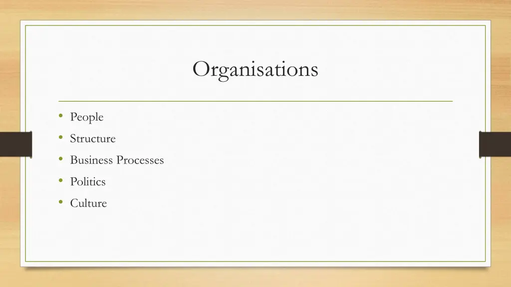 organisations