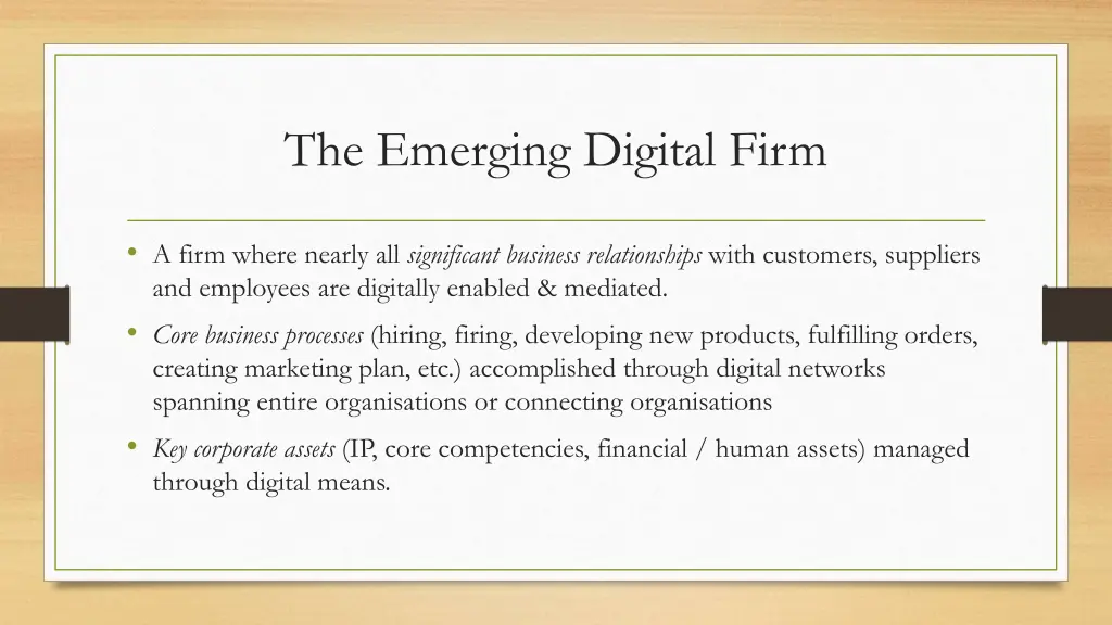 the emerging digital firm