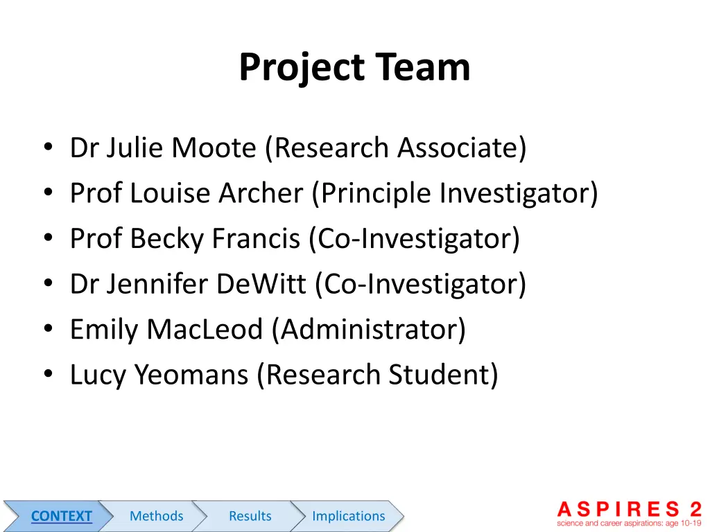 project team
