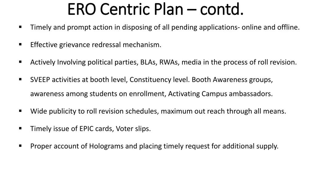 ero centric ero centric plan