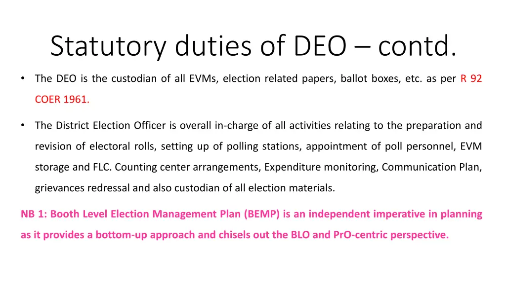 statutory duties of deo contd 1