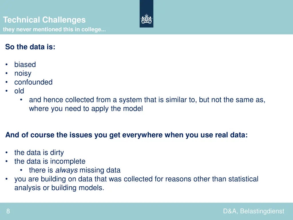 technical challenges they never mentioned this 3