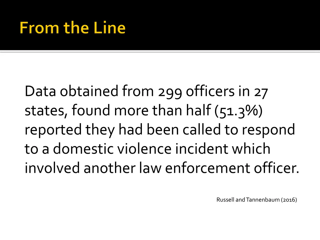 data obtained from 299 officers in 27 states