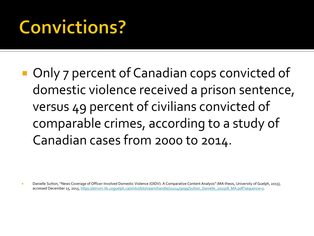 only 7 percent of canadian cops convicted