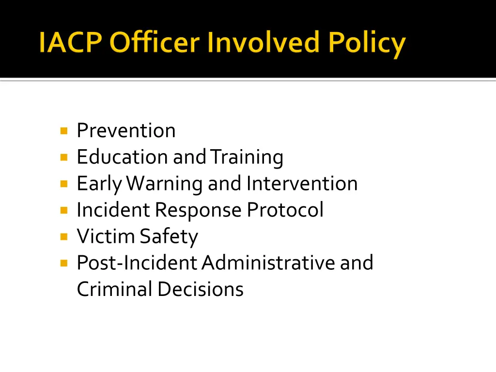 prevention education and training early warning