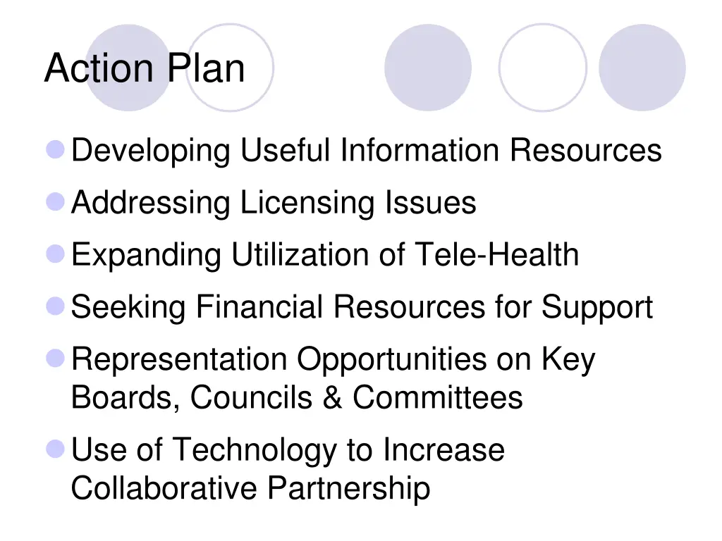 action plan