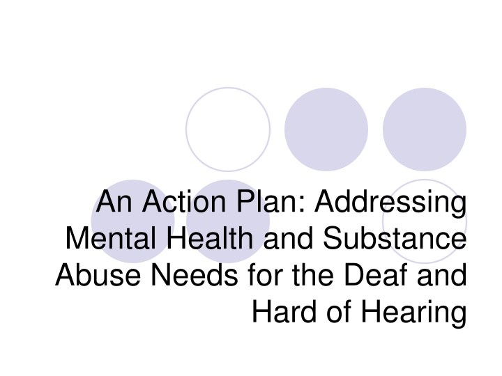 an action plan addressing mental health