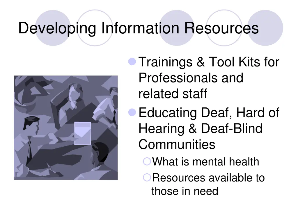 developing information resources