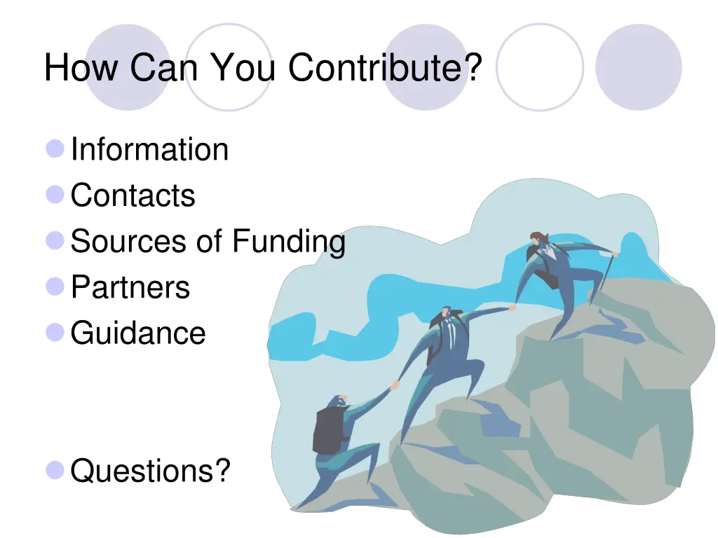 how can you contribute