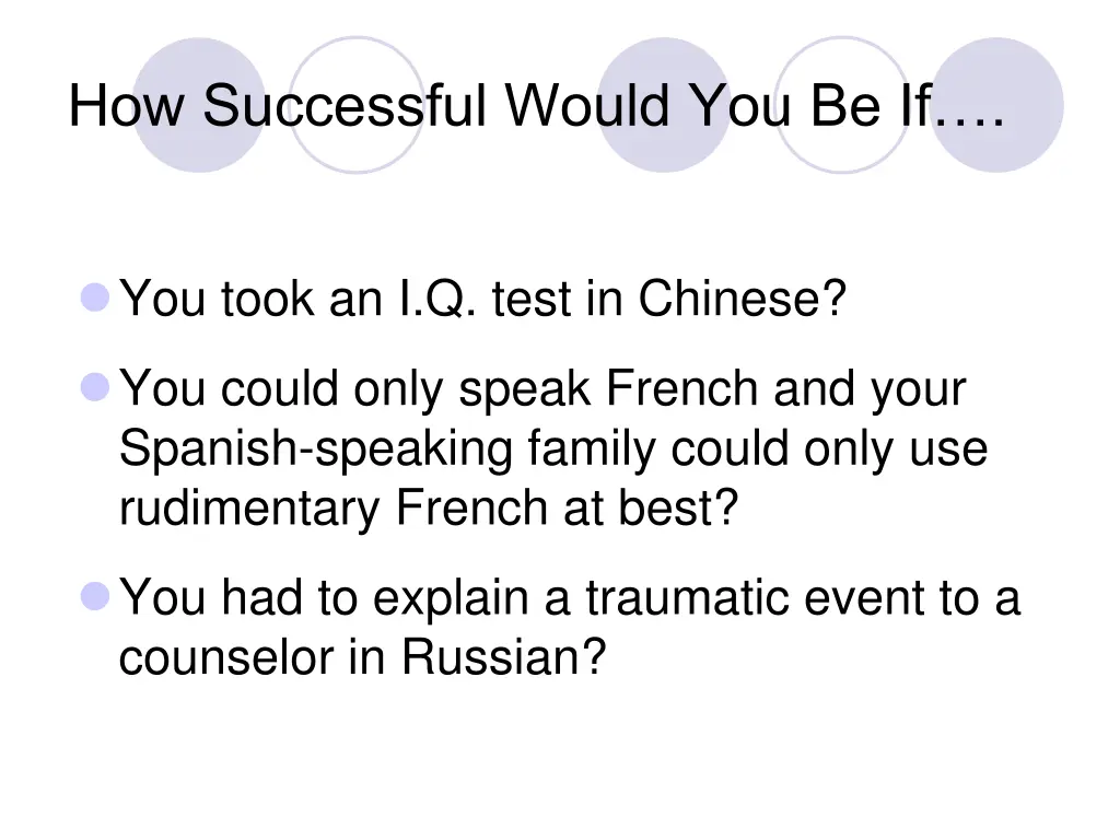 how successful would you be if