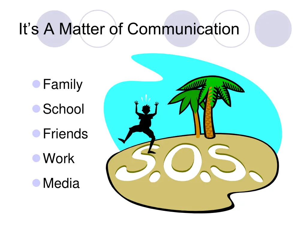 it s a matter of communication