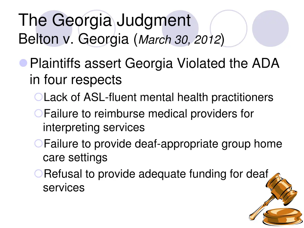 the georgia judgment belton v georgia march
